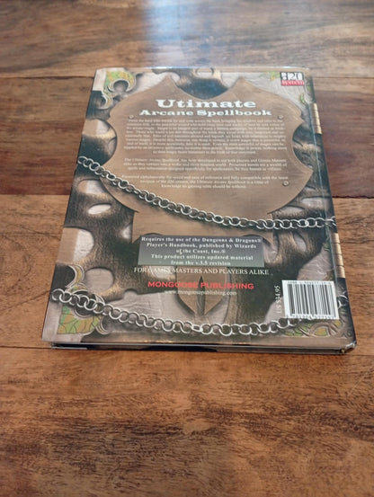Ultimate Arcane Spellbook d20 Hardcover Mongoose Publishing 2003