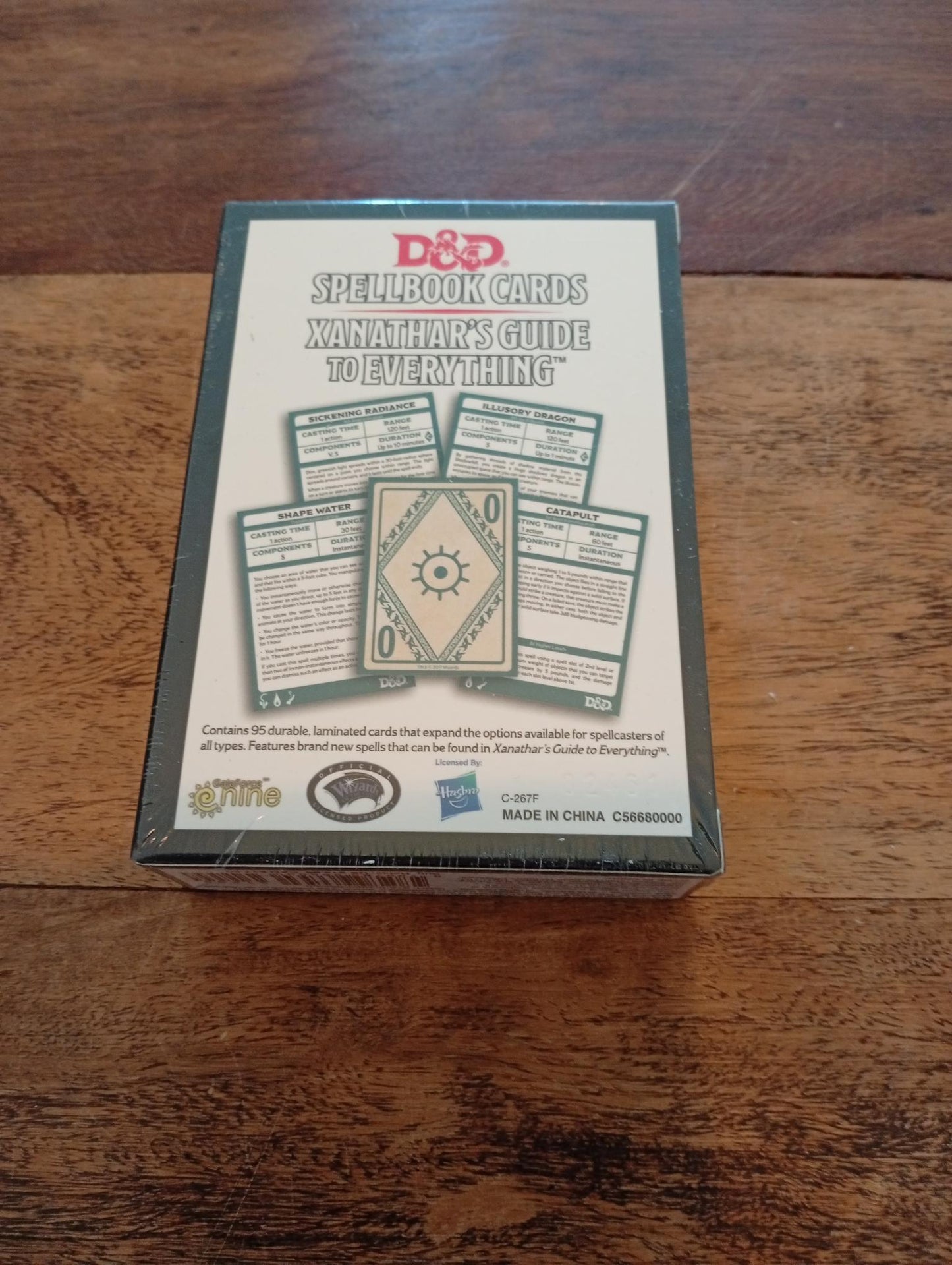 Dungeons & Dragons 5ed Spellbook Cards Xanathar's Guide Deck New