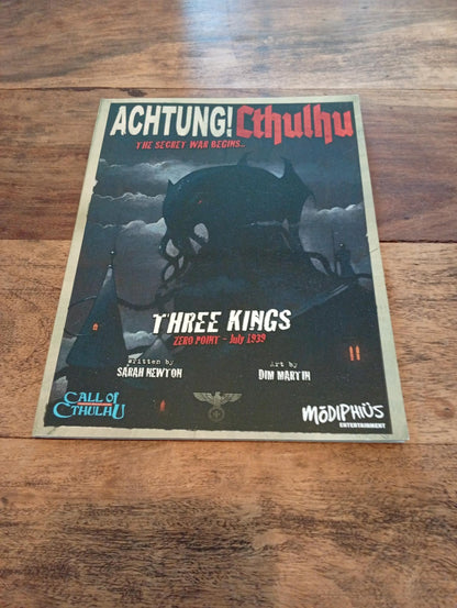 Achtung! Cthulhu Zero Point Three Kings 1939 Modiphius Entertainment 2014
