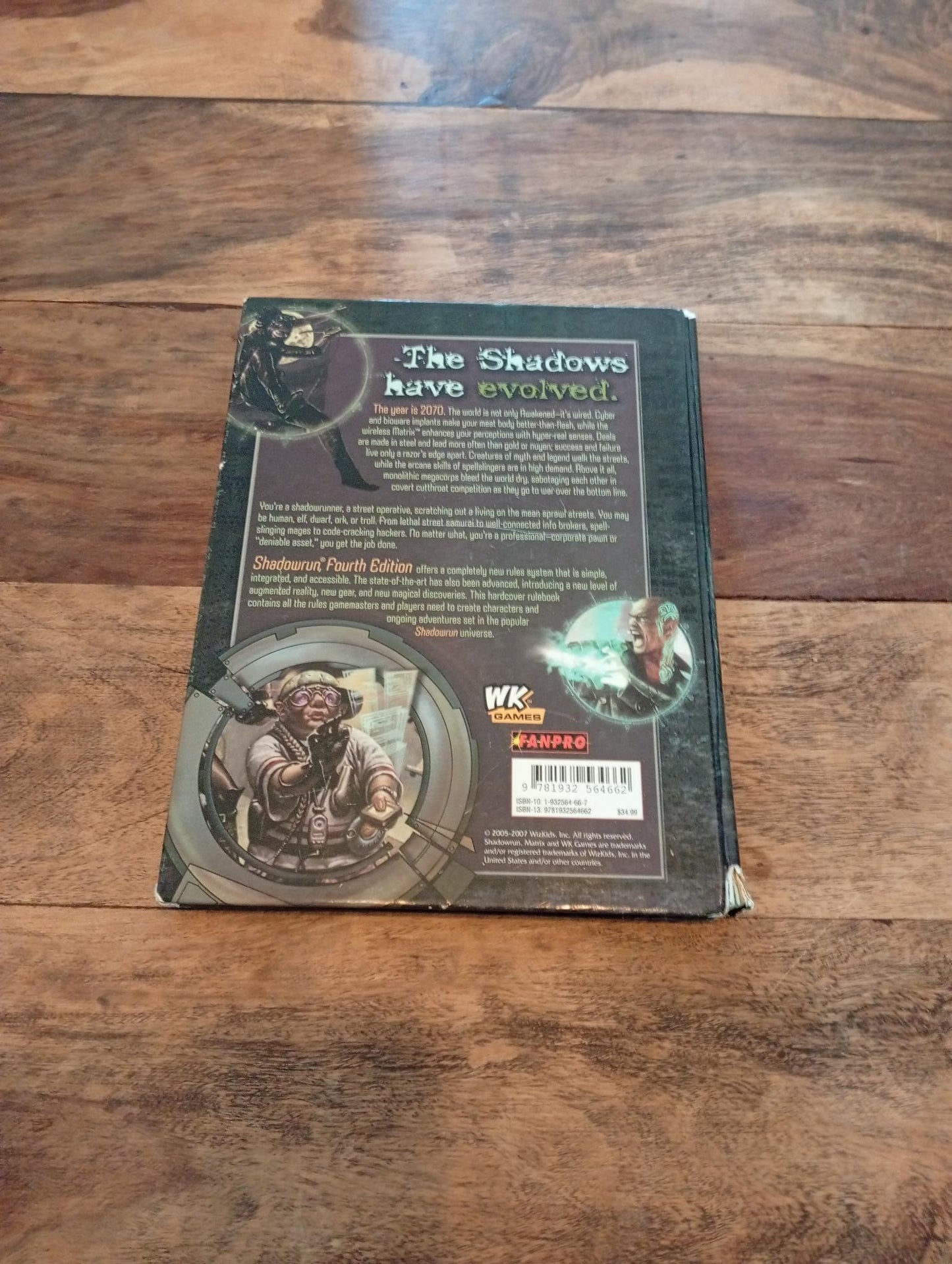 Shadowrun 4nd Edition Rulebook Catalyst Game Labs 2008