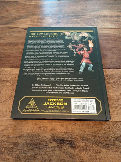 Gurps Fantasy Steve Jackson Games 2010
