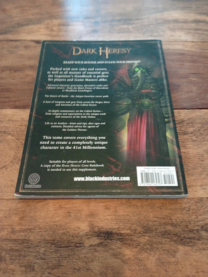 Dark Heresy The Inquisitor's Handbook Warhammer 40K Black Industries 2008