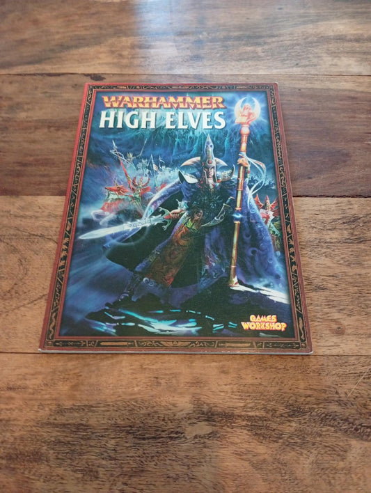 Warhammer High Elves 6th Edition Army Book Codex Games Workshop