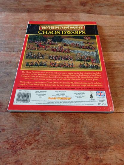 Warhammer Armies Chaos Dwarfs Games Workshop 1994