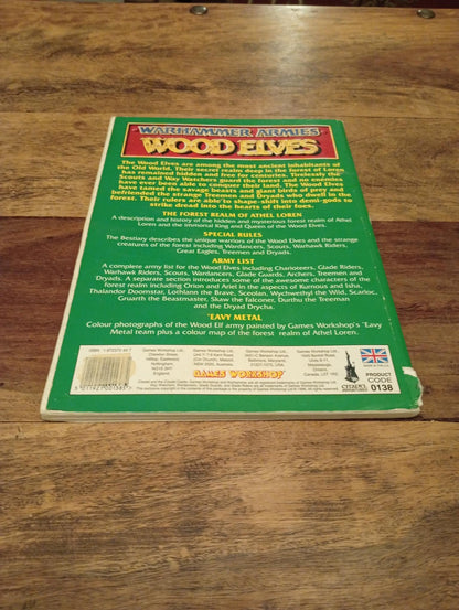 Warhammer Armies Wood Elves Codex Games Workshop 1996