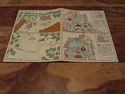 Ravenloft Feast Of Goblins Map TSR 9298 AD&D 1990
