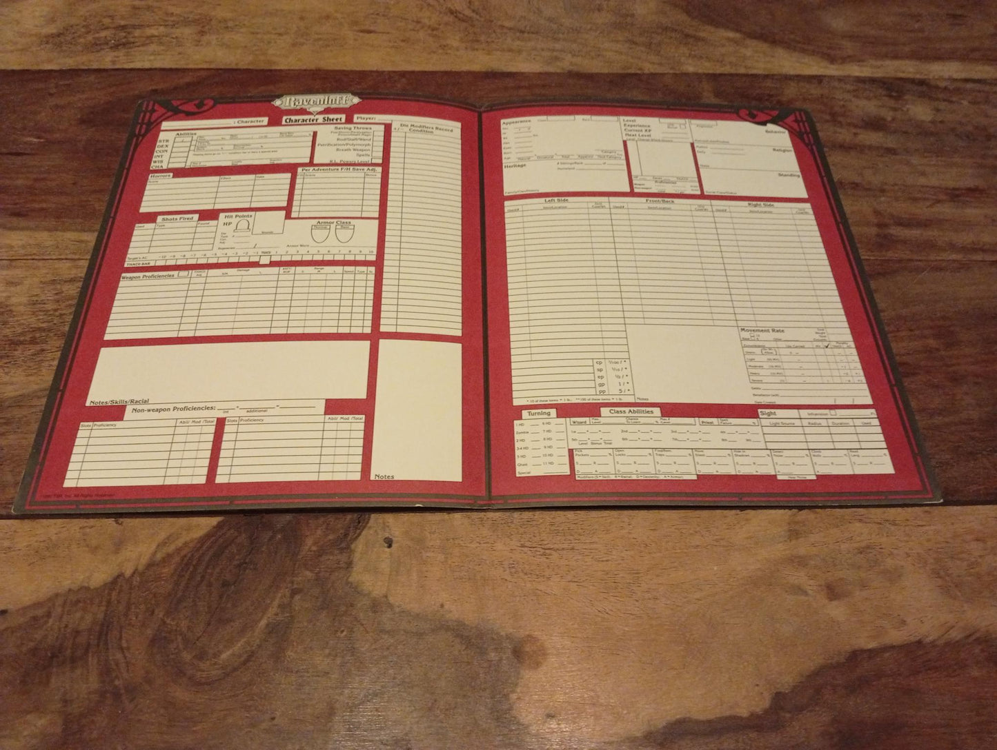 Ravenloft Feast Of Goblins Map TSR 9298 AD&D 1990