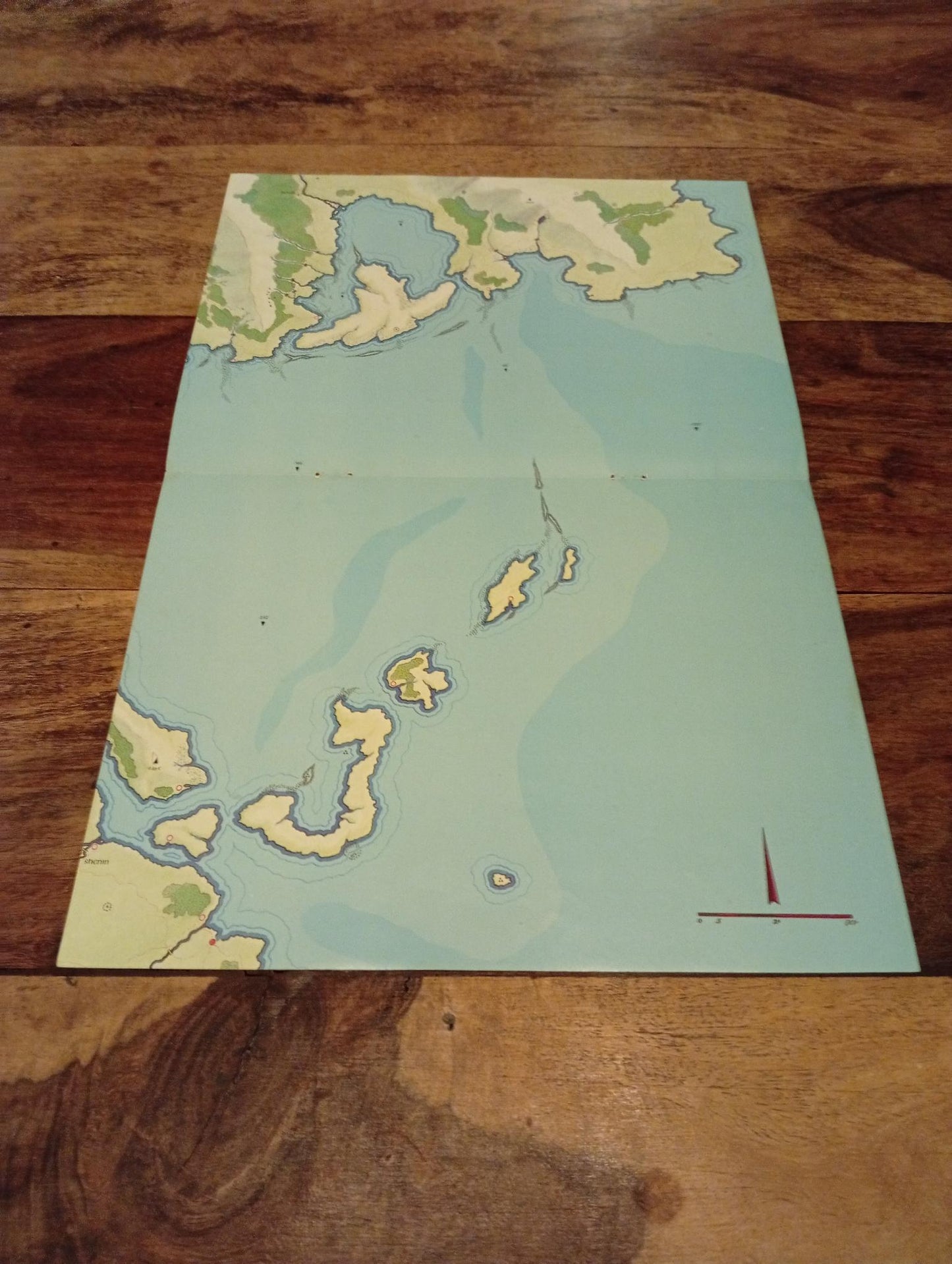 The Cloudlords Of Tanara Map Shadow World I.C.E. 1985