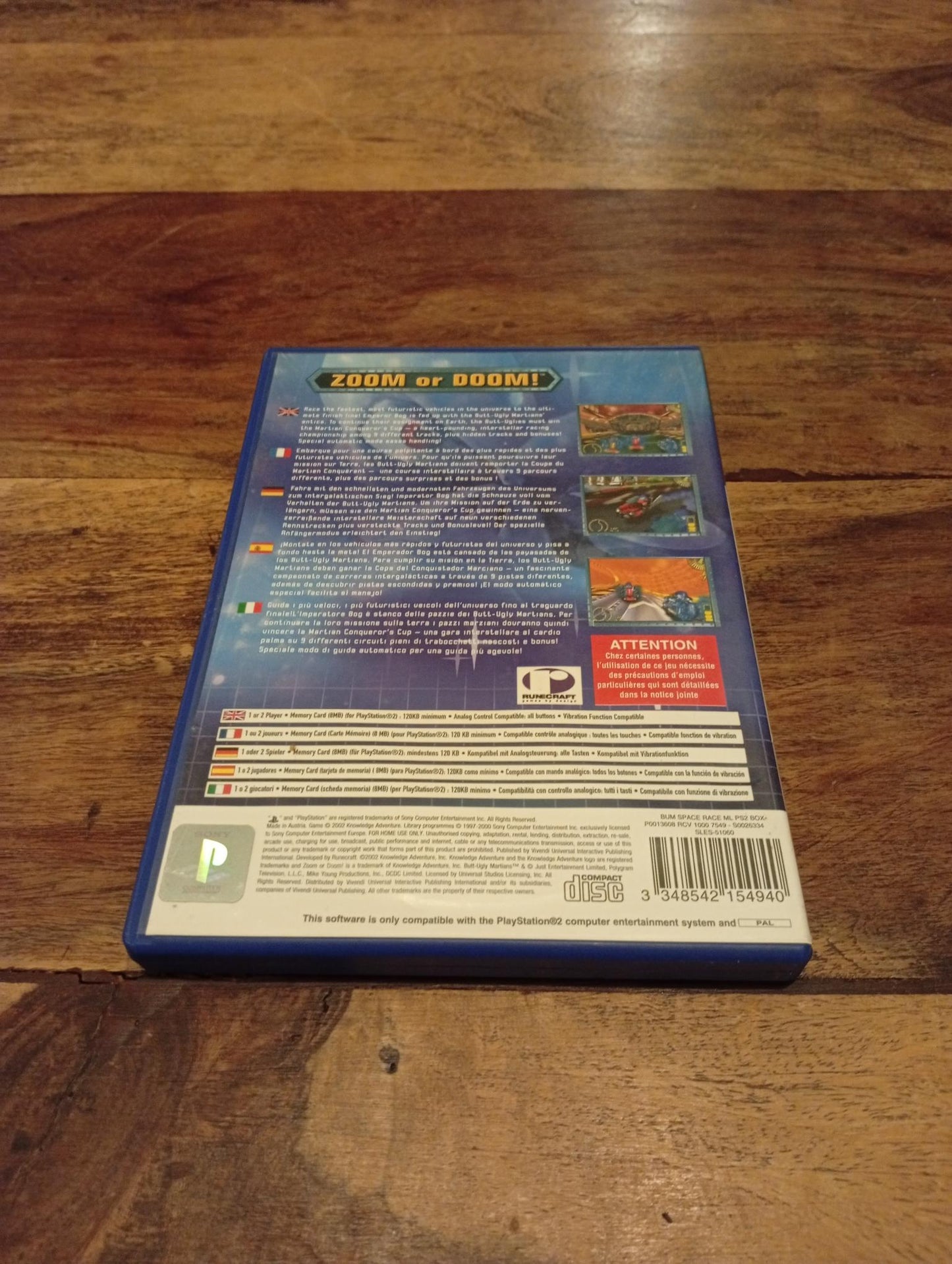 PlayStation 2 Butt-Ugly Martians Zoom or Doom! 2002