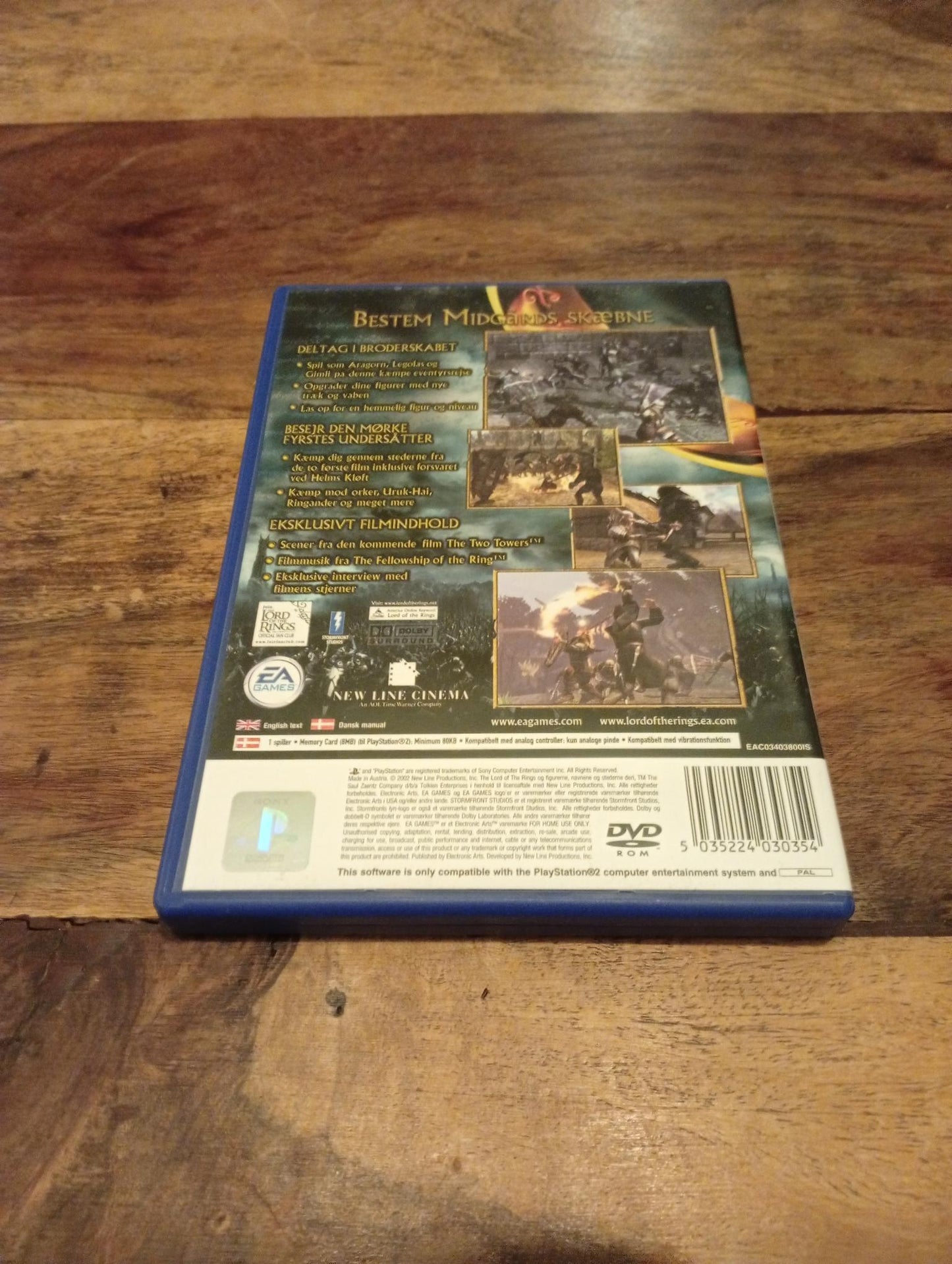 PlayStation 2 The Lord of the Rings The Two Towers 2002