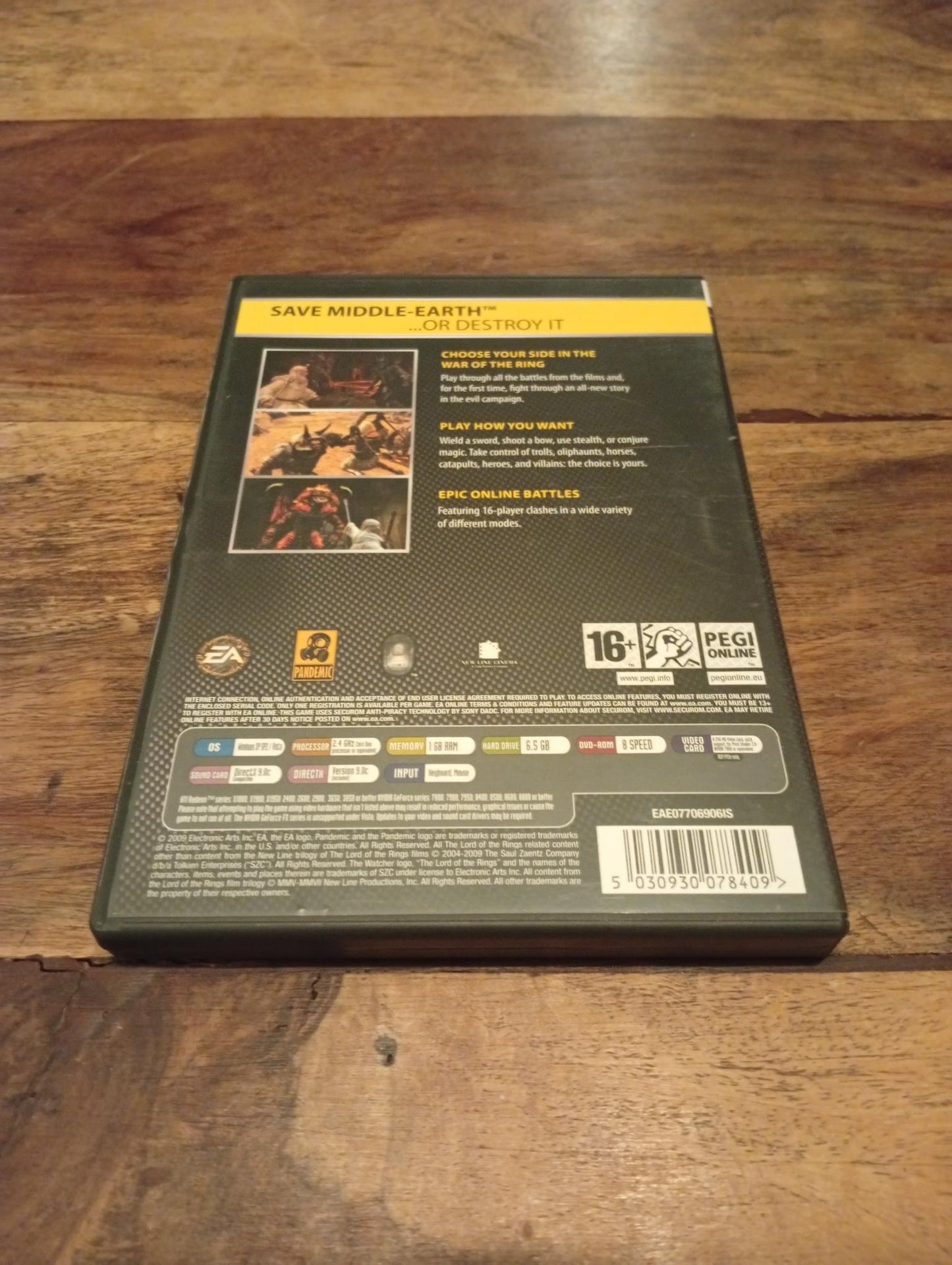 PC Game The Lord of the Rings Conquest 2011