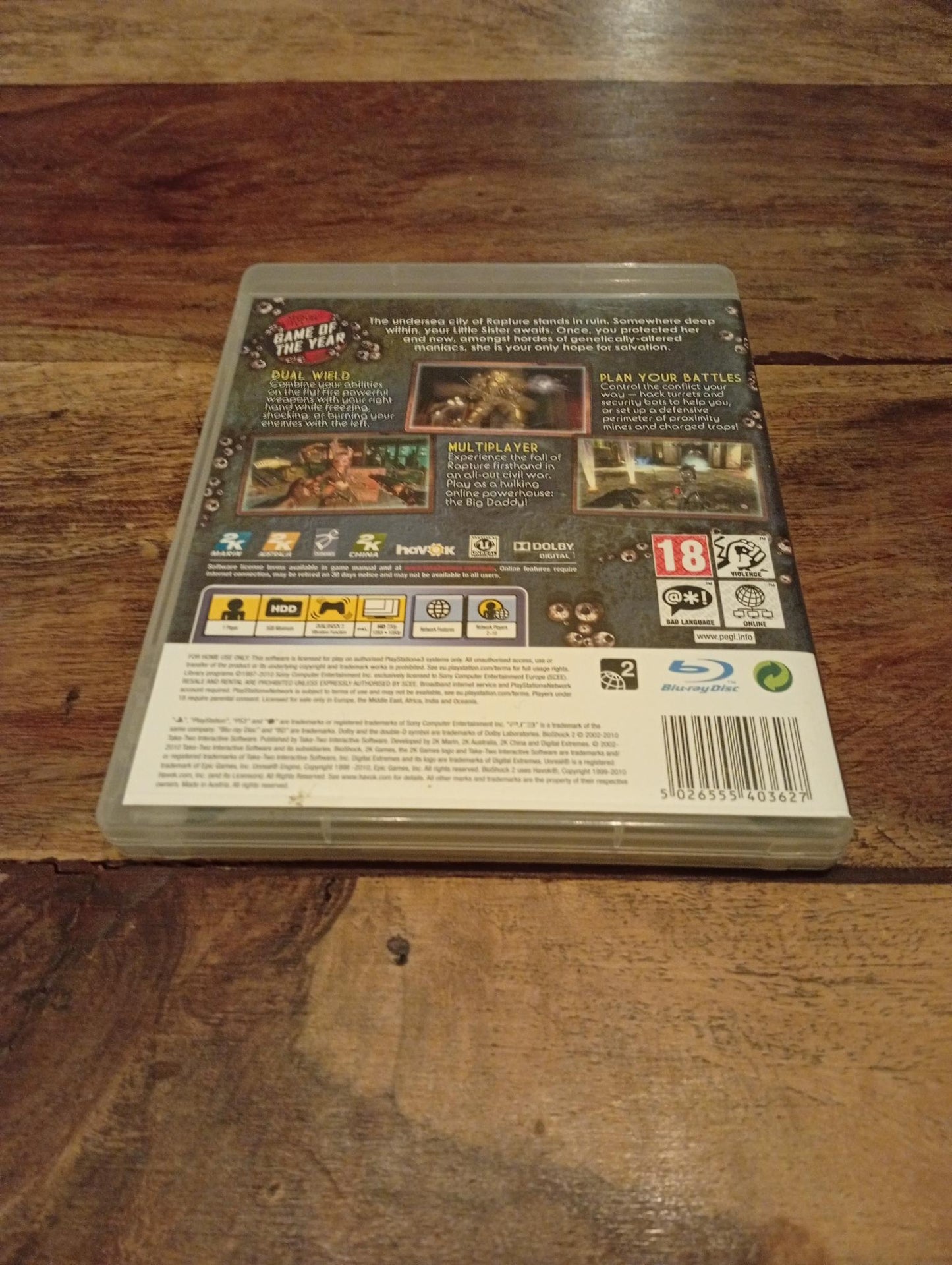 PlayStation 3 BioShock 2 2010