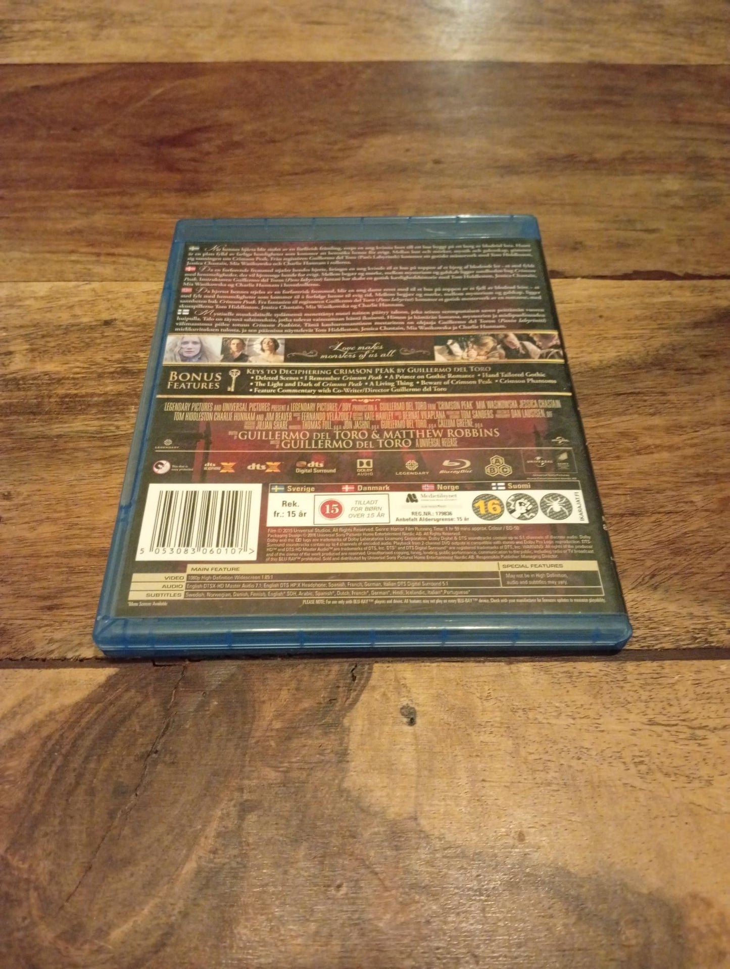 Crimson Peak Blu-ray 2015