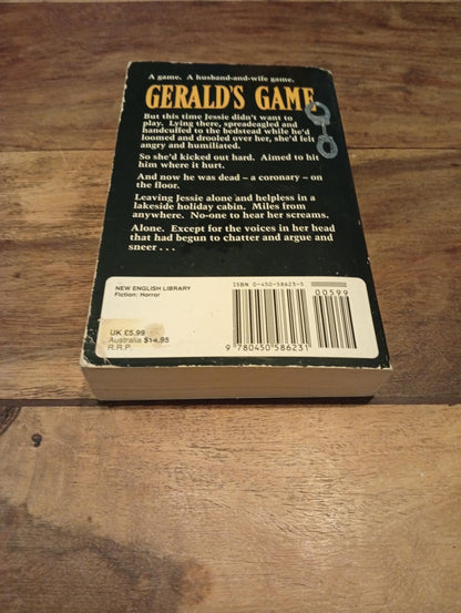 Gerald's Game Stephen King 1993