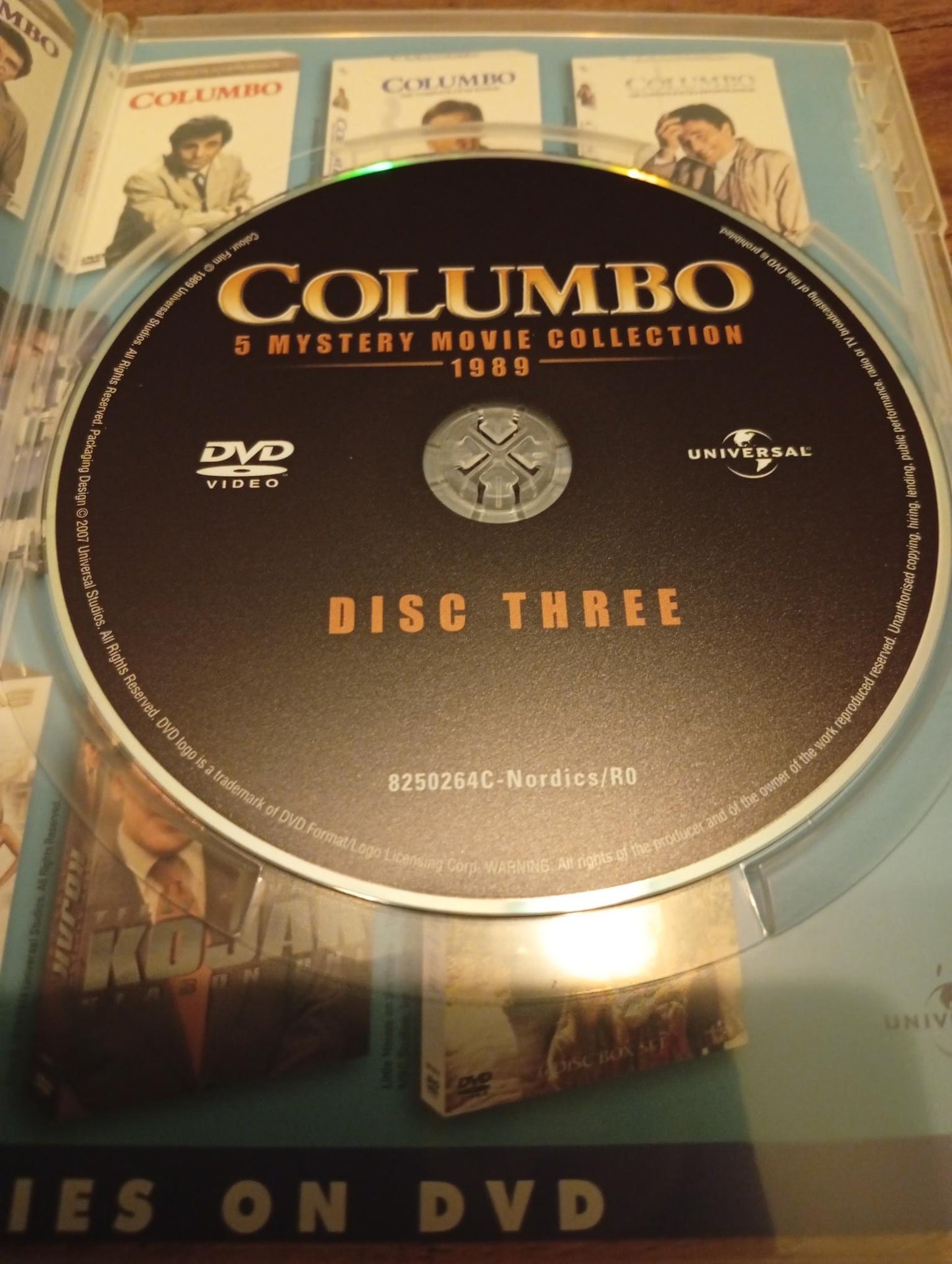 Columbo 5 Mystery Movie Collection Disc #3 1989