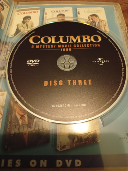 Columbo 5 Mystery Movie Collection Disc #3 1989