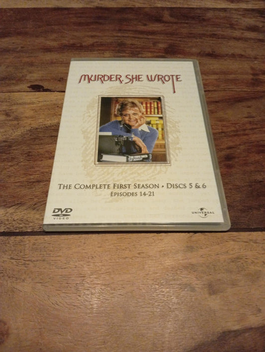 Murder She Wrote Complete First Season Disc 5 - 6 2004