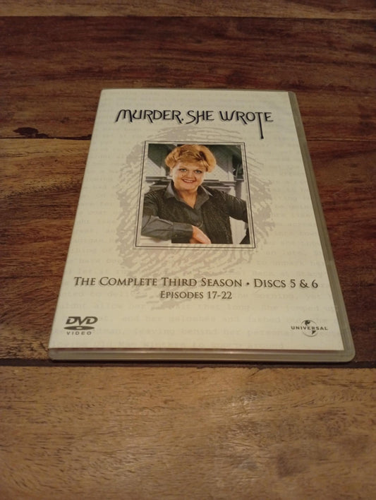 Murder She Wrote Complete Third Season Disc 5 - 6 2006