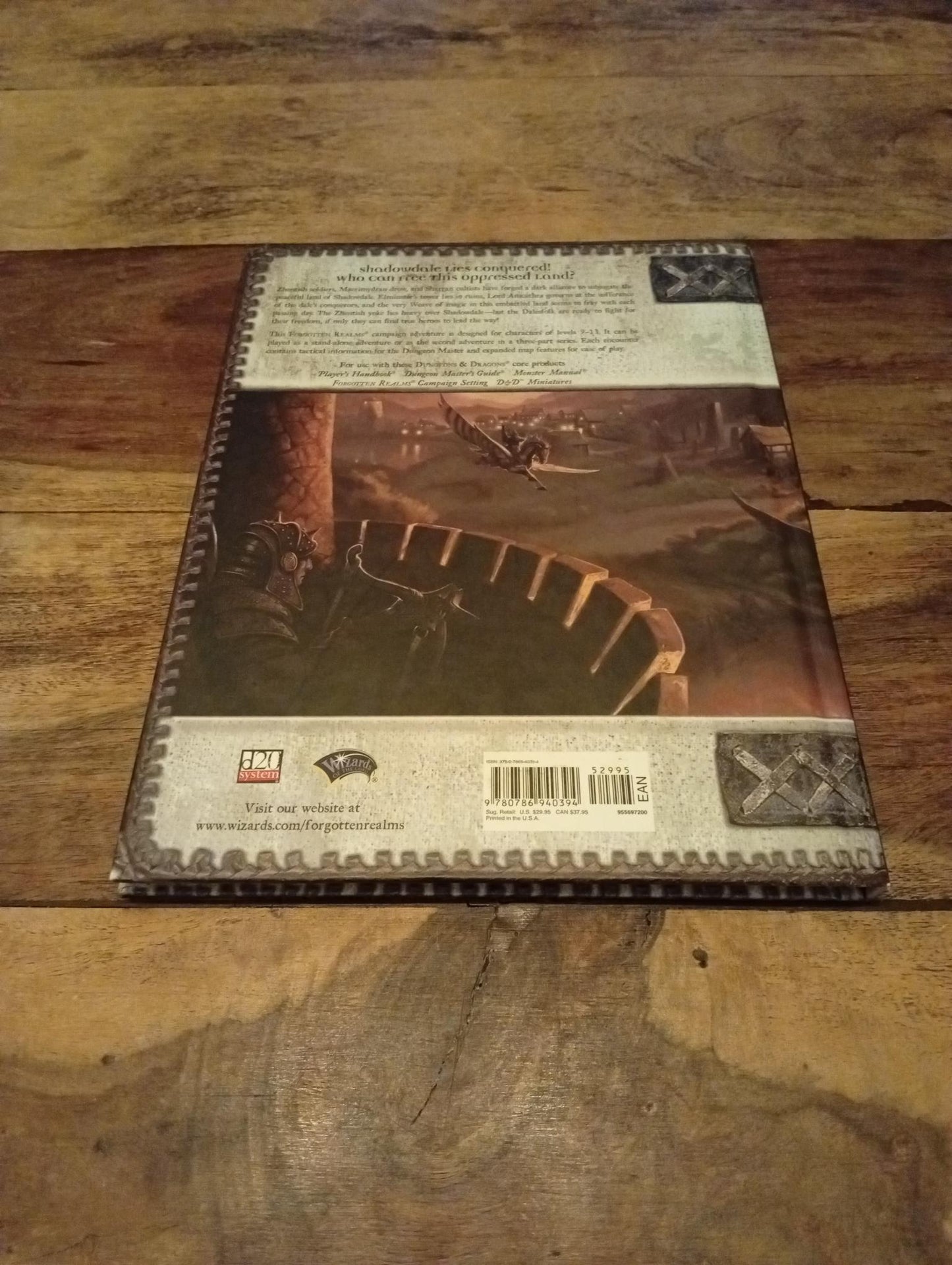 Forgotten Realms Shadowdale The Scouring of the Land Wizards of the Coast 2007