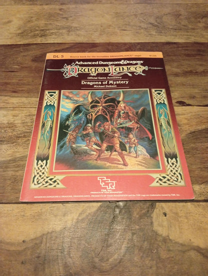 DragonLance Dragons of Mystery TSR 9135 AD&D 1984