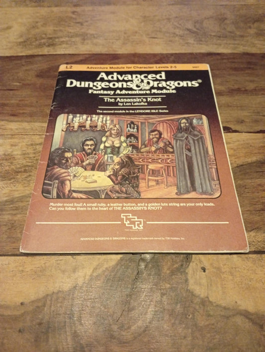 AD&D The Assassin's Knot L2 TSR 9057 AD&D 1983