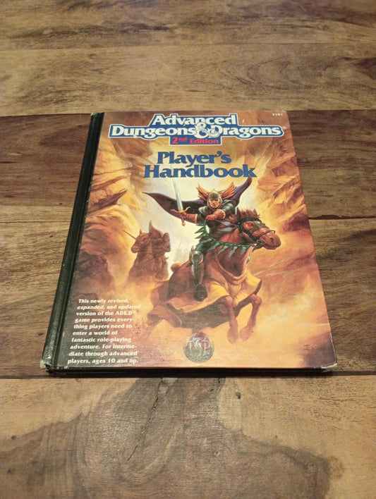 AD&D Player's Handbook 2 ed. TSR 2101 AD&D 1989