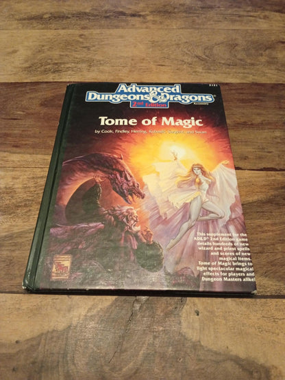 AD&D Tome of Magic Hardcover TSR 2121 AD&D 1991