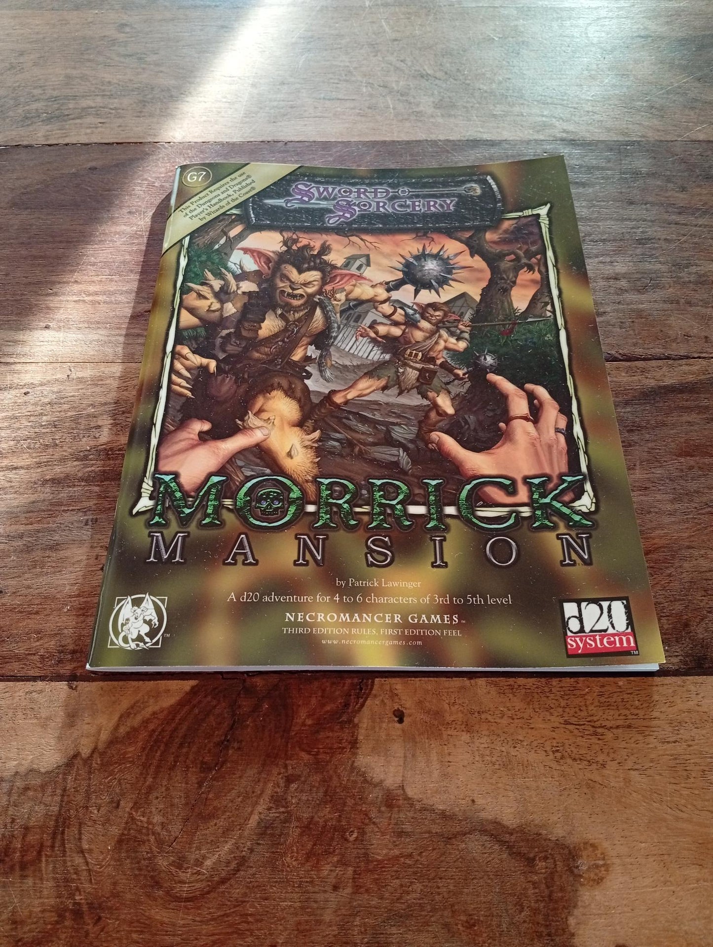 Sword & Sorcery Morrick Mansion d20 WW8378 Necromancer Games 2002