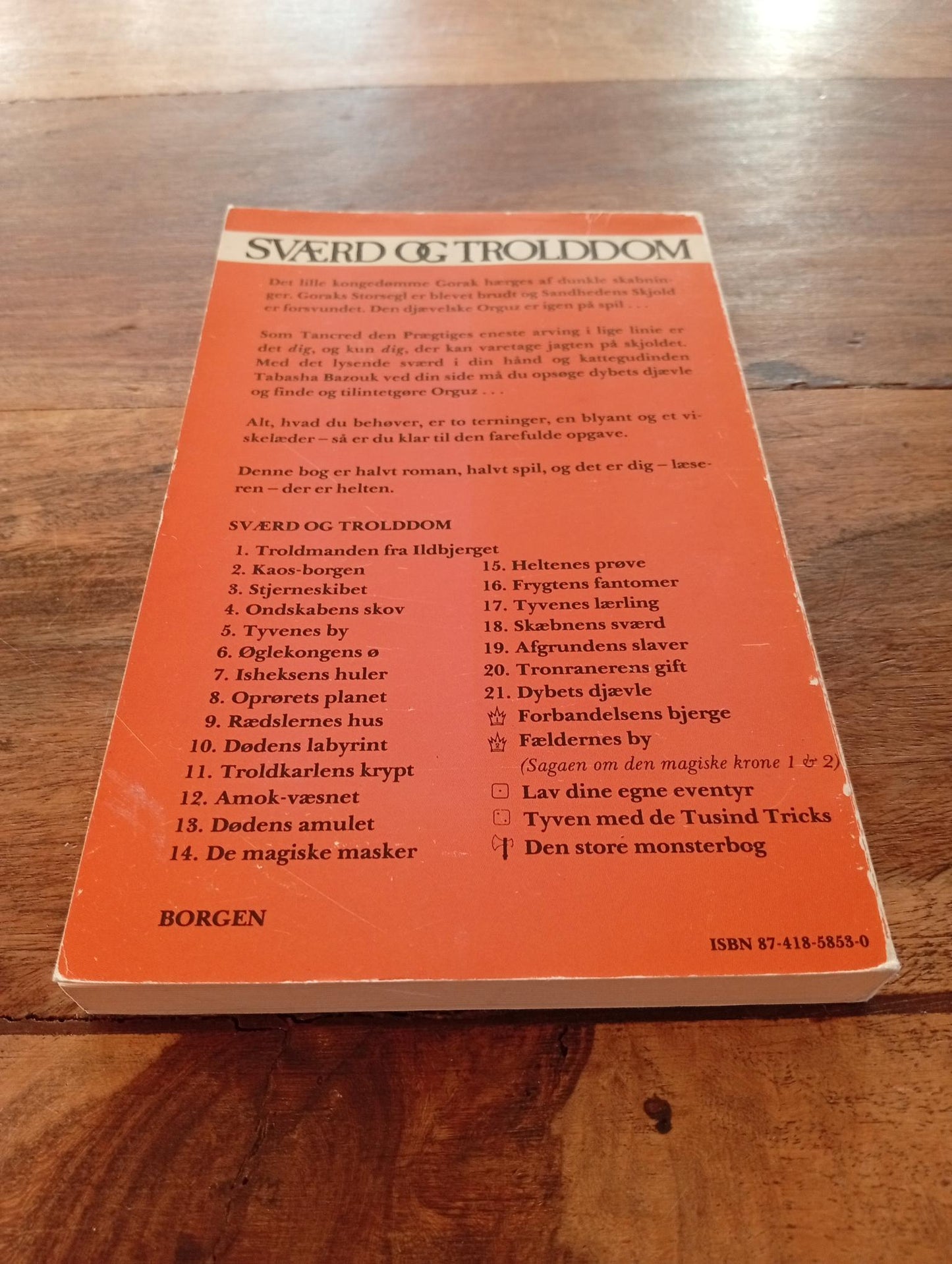Dybets djævle Sværd og Trolddom #21 Steve Jackson 1987
