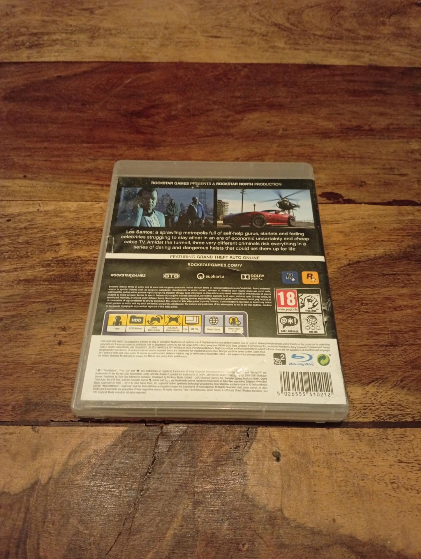 PlayStation 3 Grand Theft Auto V 2013