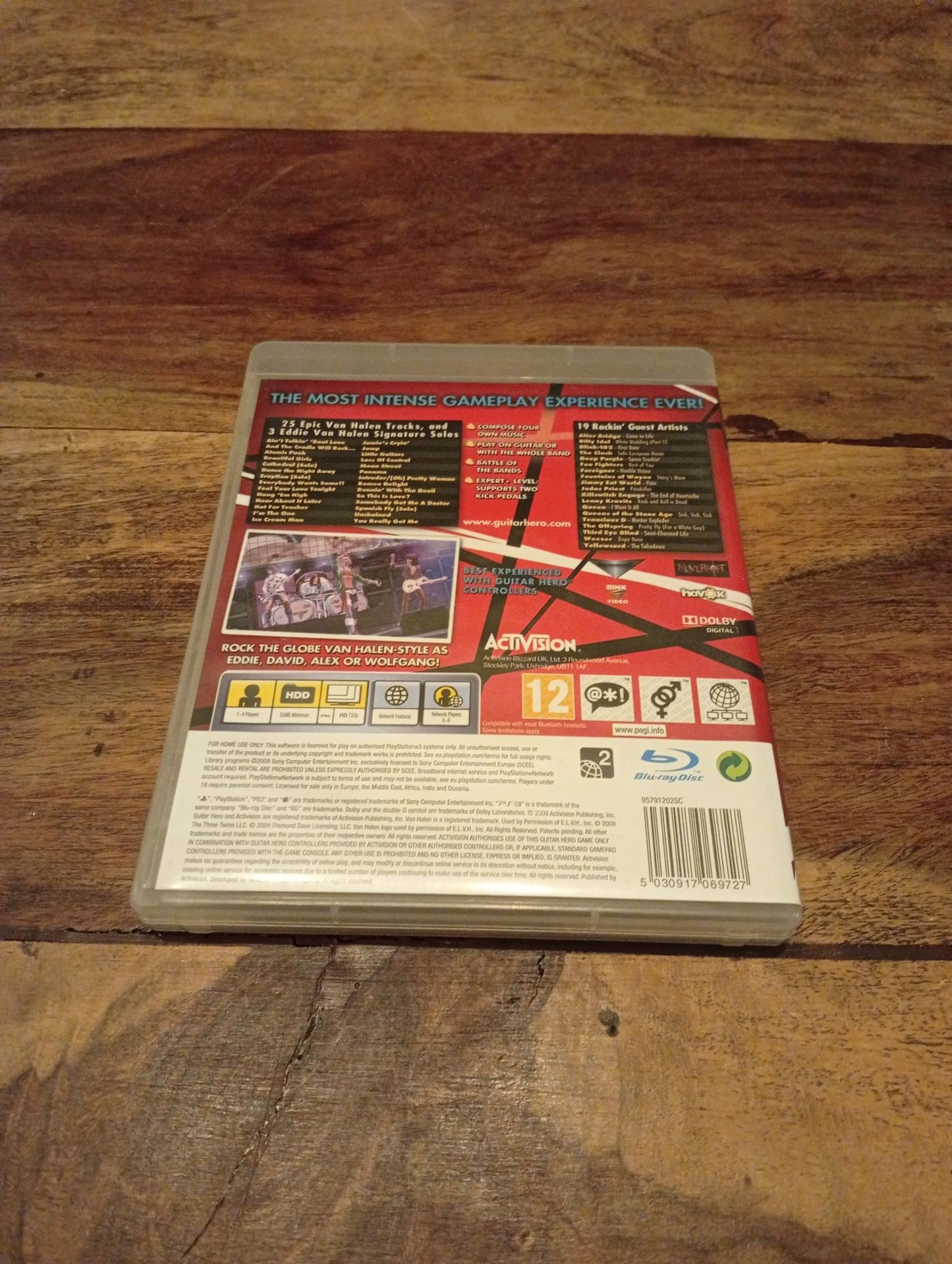 PlayStation 3 Guitar Hero Van Halen 2009
