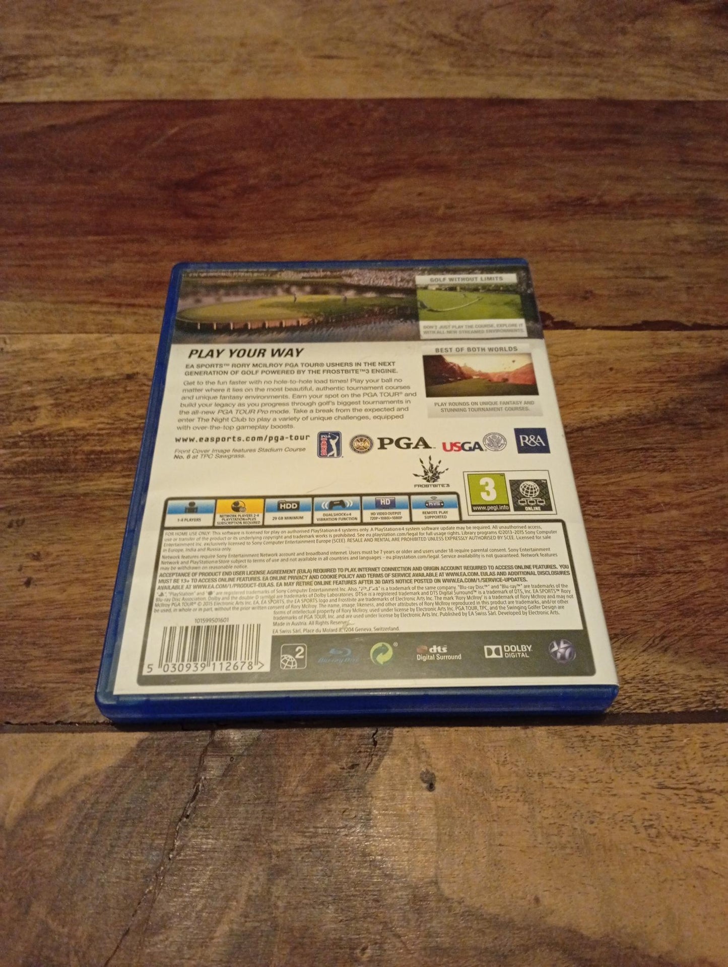 PlayStation 4 Rory McIlroy PGA Tour 2015