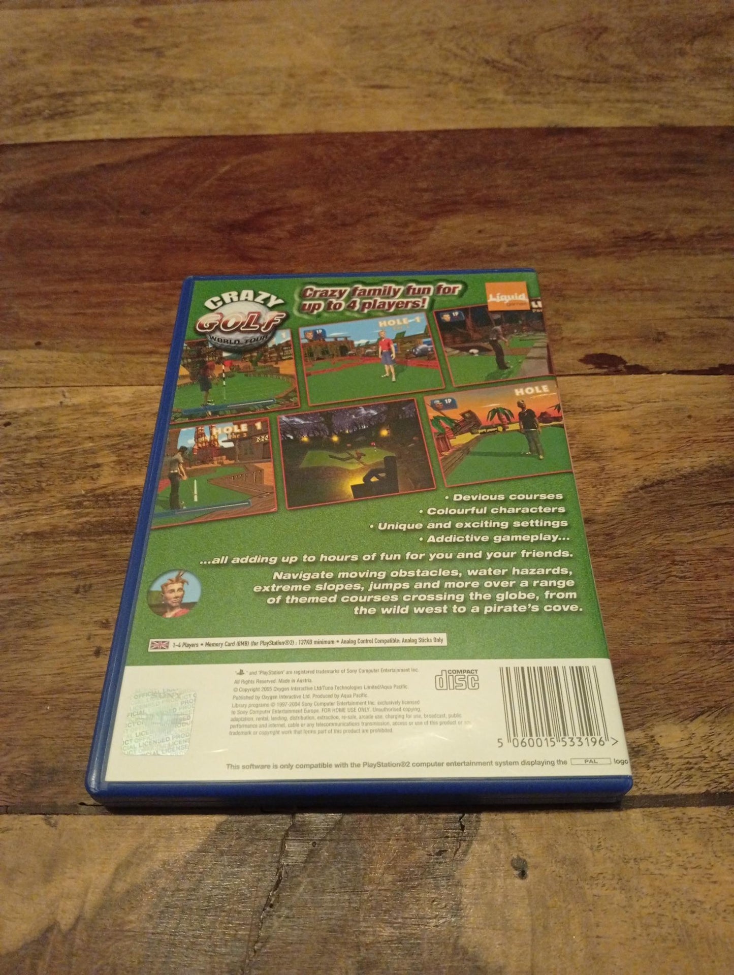PlayStation 2 Crazy Golf World Tour 2005