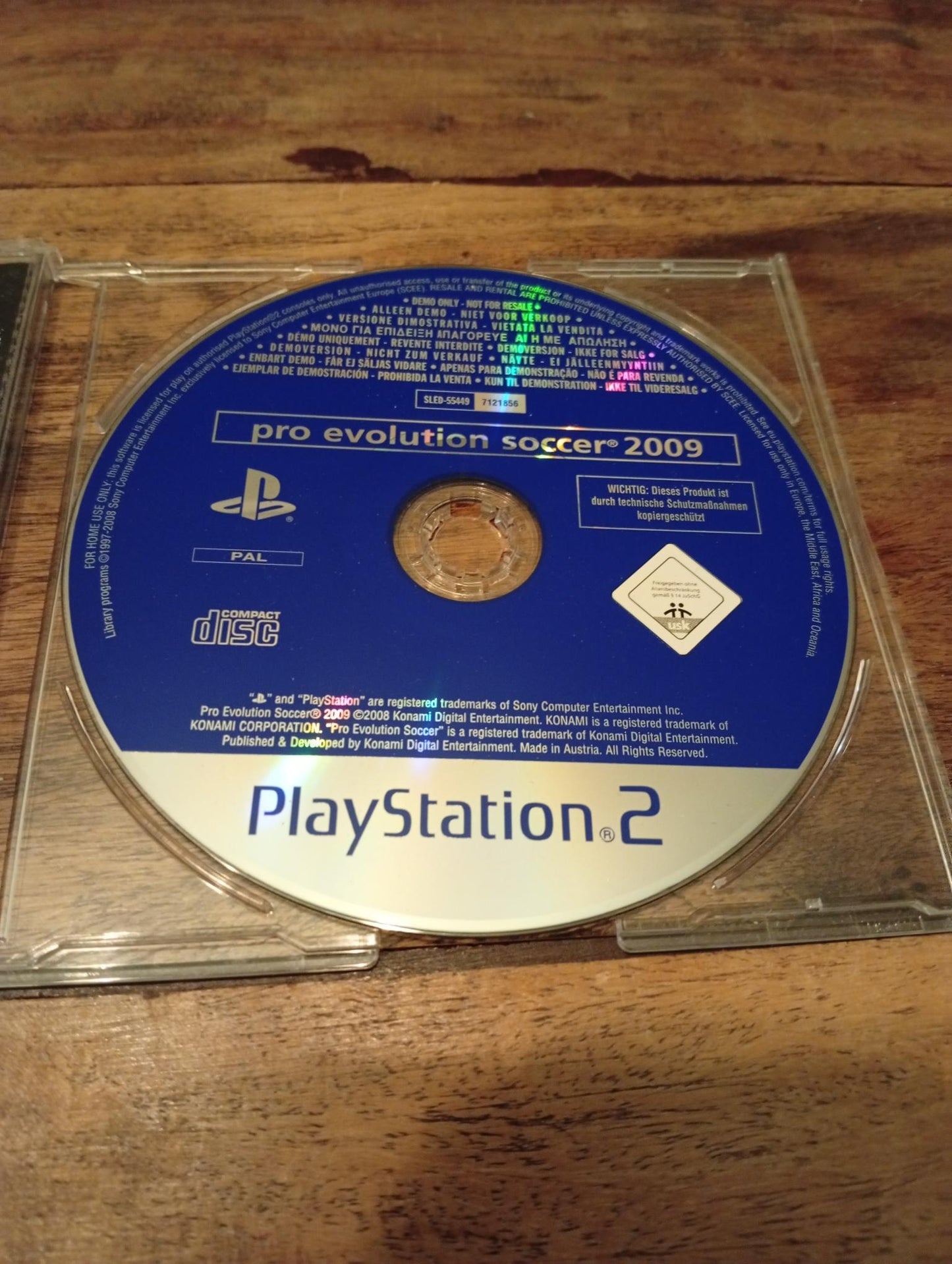 PlayStation 2 Pro Evolution Soccer PES 2009 ps2 2008