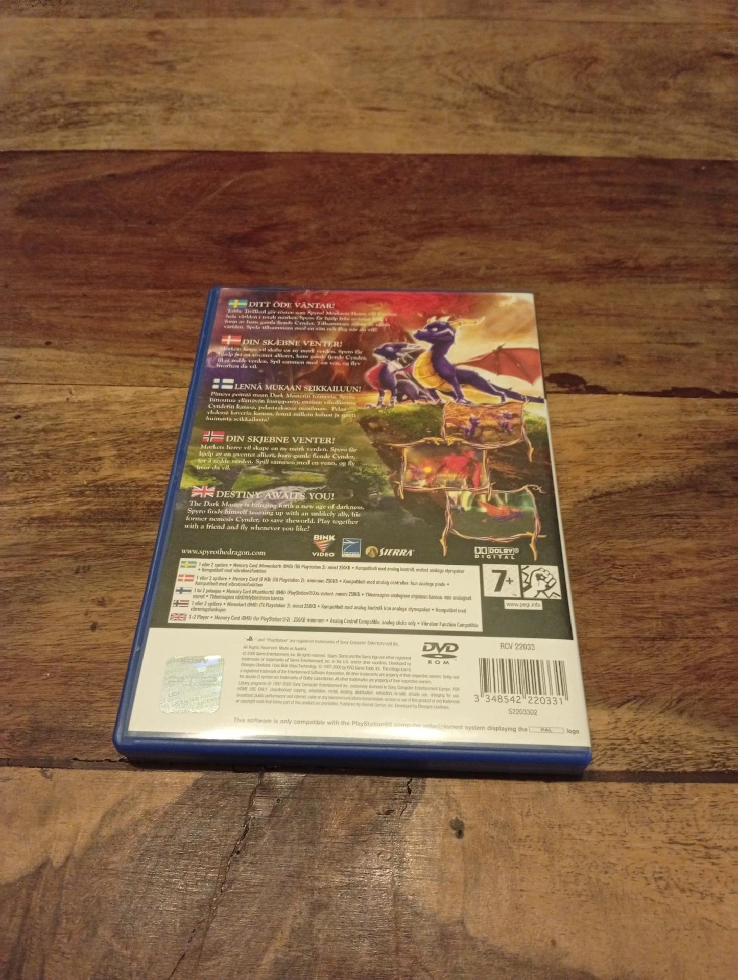 PlayStation 2 The Legend of Spyro Dawn of the Dragon 2008