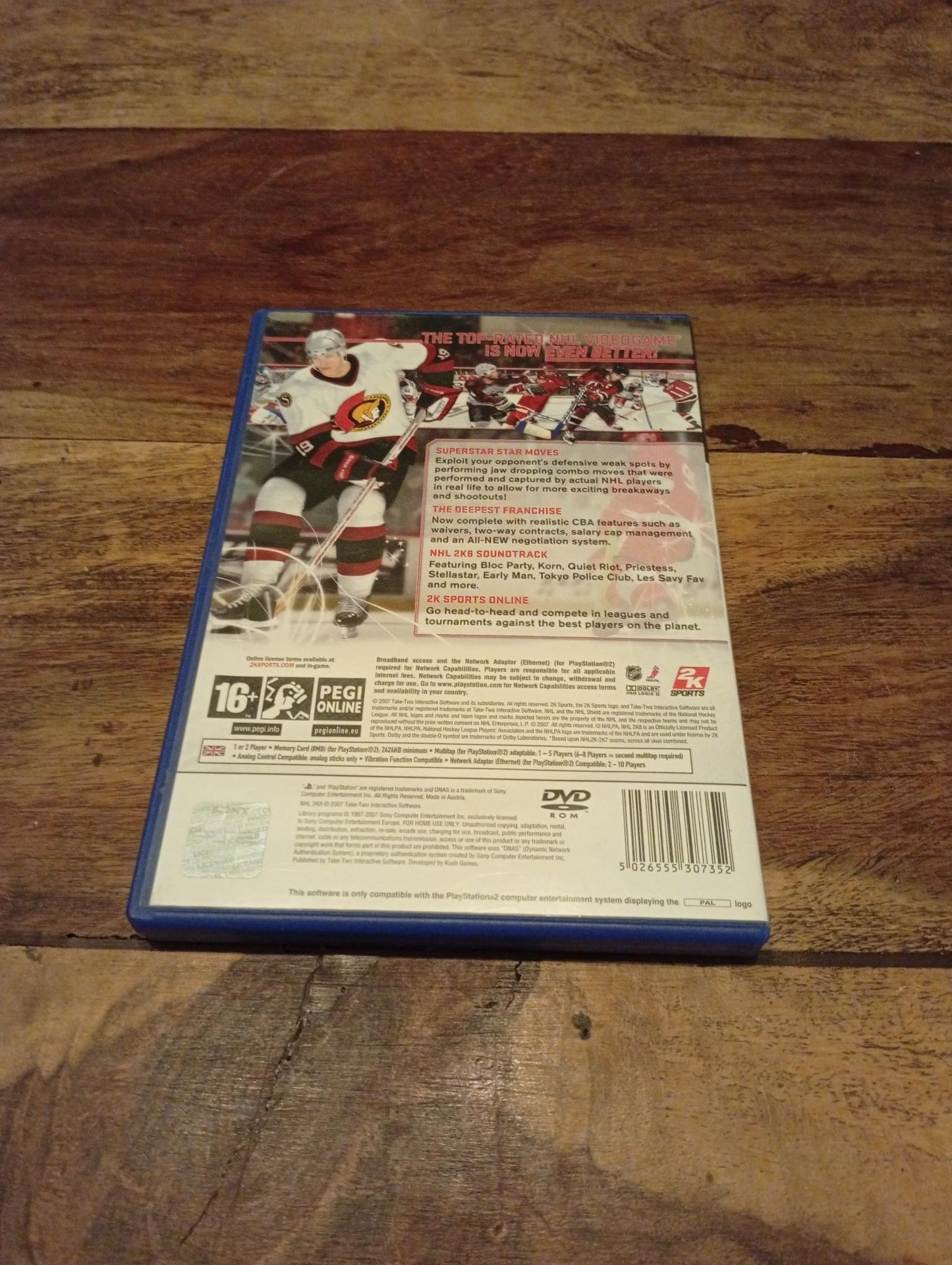 PlayStation 2 NHL 2K8 2007