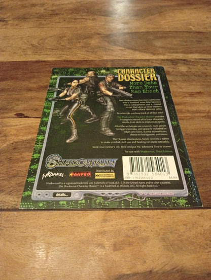 Shadowrun Character Dossier Fanpro 2003