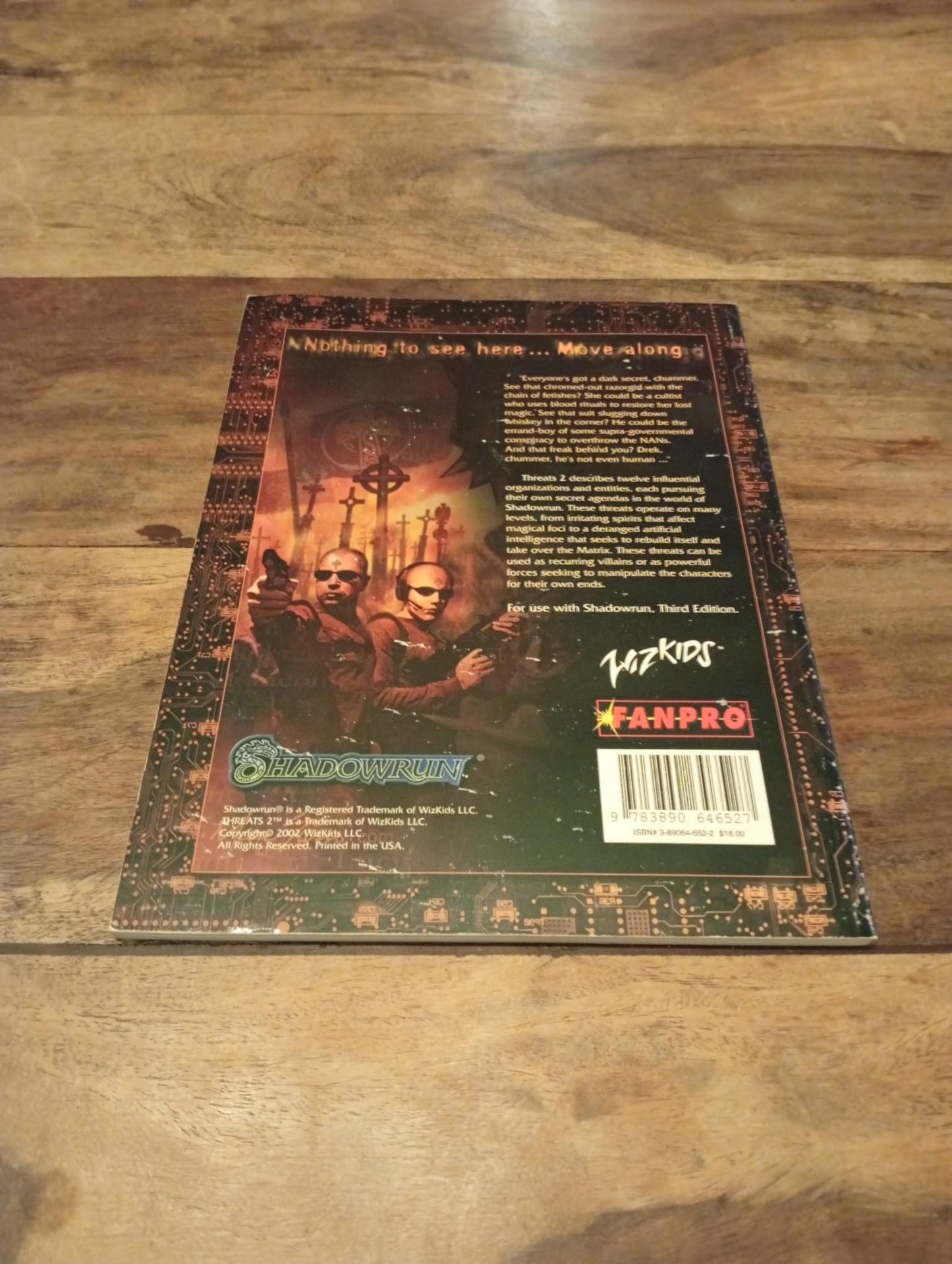 Shadowrun Threats 2 Fanpro 2002