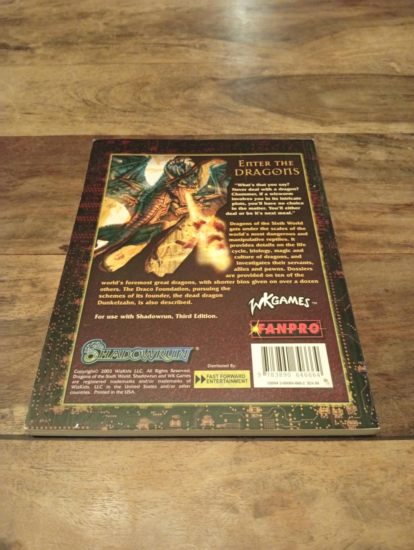 Shadowrun Dragons of the Sixth World Fanpro 2003