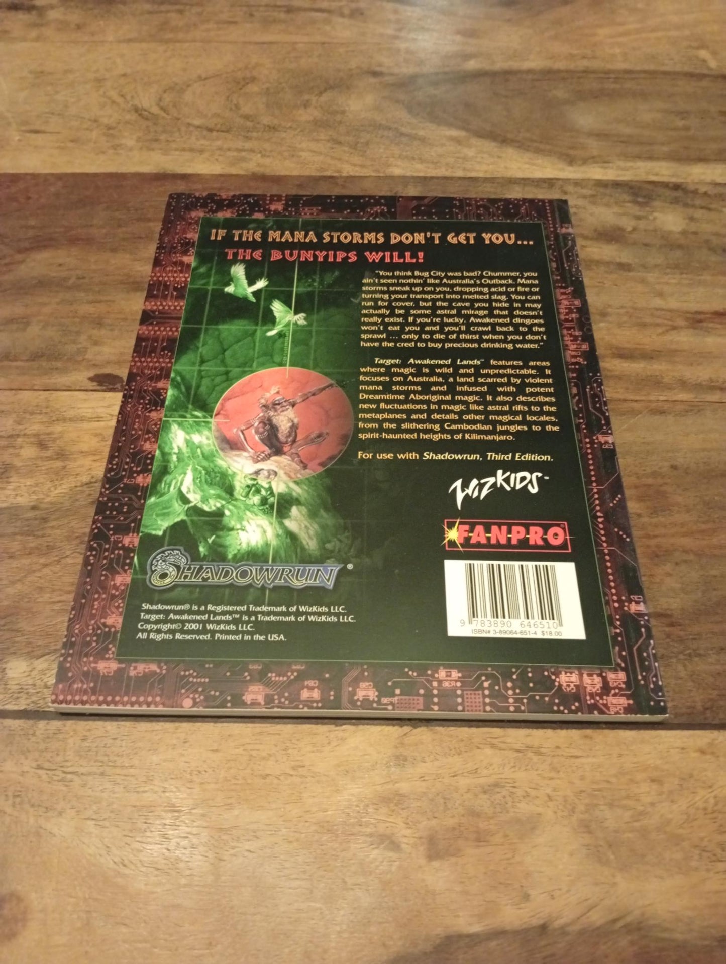 Shadowrun Target: Awakened Lands Fanpro 2001