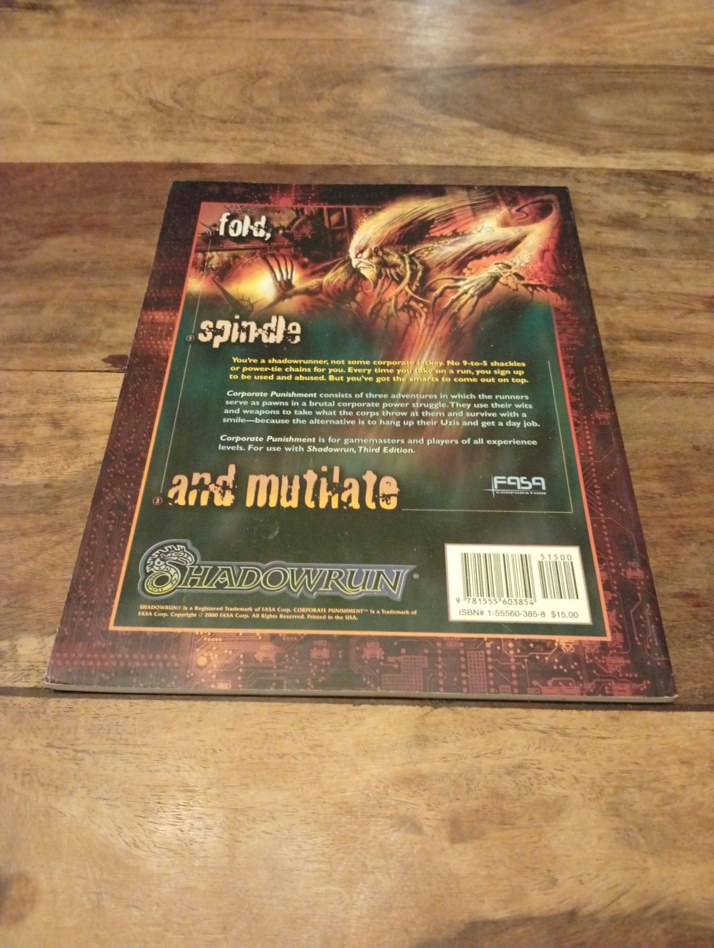 Shadowrun Corporate Punishment FASA 2000