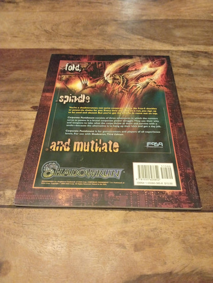 Shadowrun Corporate Punishment FASA 2000