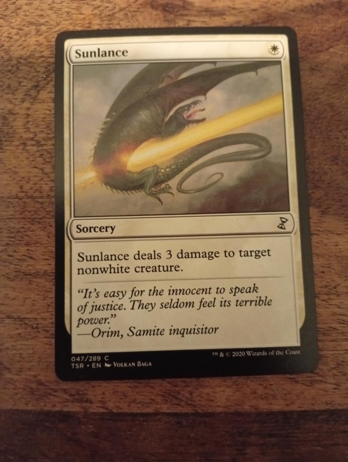 Magic The Gathering Sunlance 047/289 TSR Time Spiral Remastered