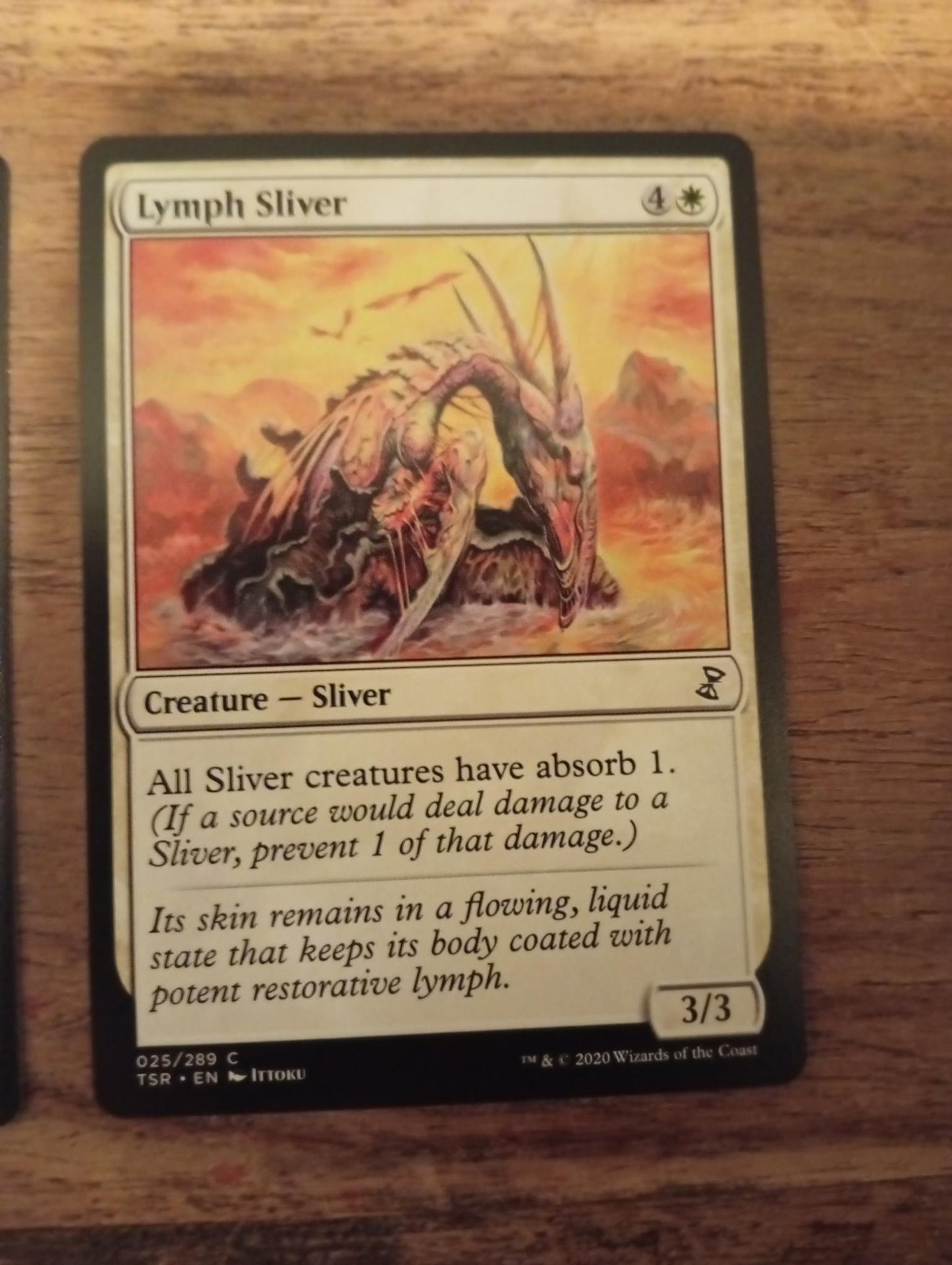 Magic The Gathering Lymph Sliver 025/289 TSR Time Spiral Remastered