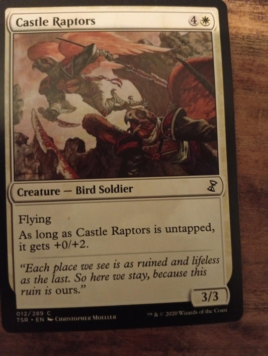 Magic The Gathering Castle Raptors 012/289 TSR Time Spiral Remastered