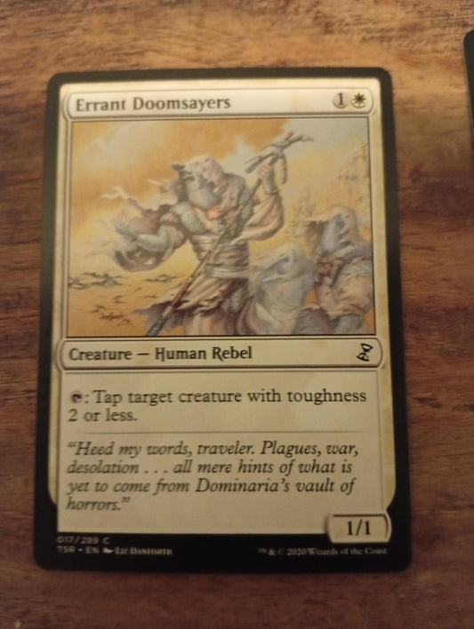 Magic The Gathering Errant Doomsayers 017/289 TSR Time Spiral Remastered