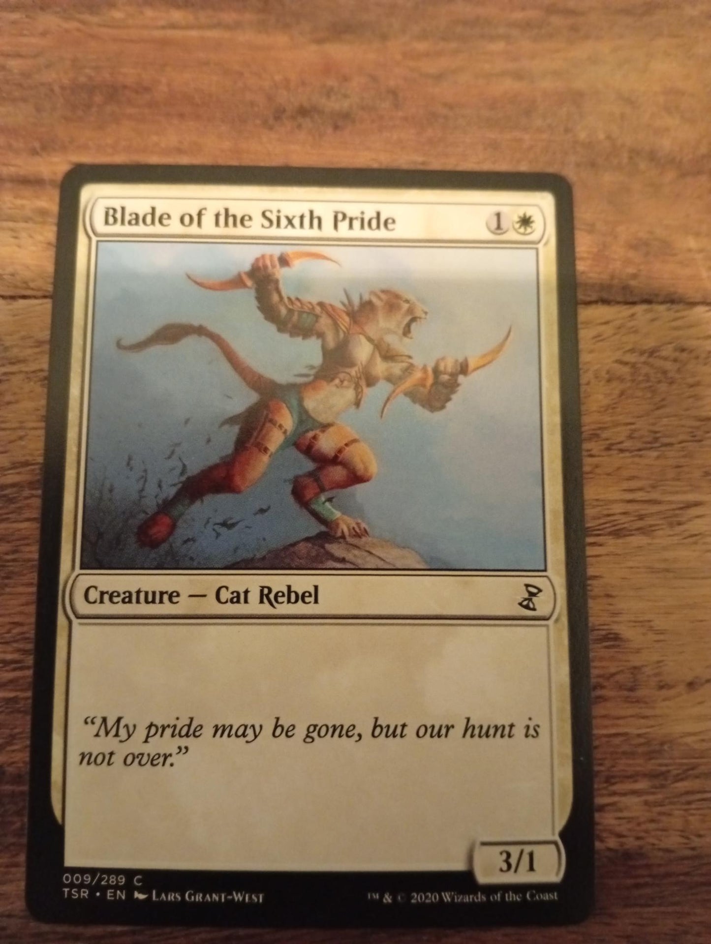 Magic The Gathering Blade of the Sixth Pride 009/289 TSR Time Spiral Remastered