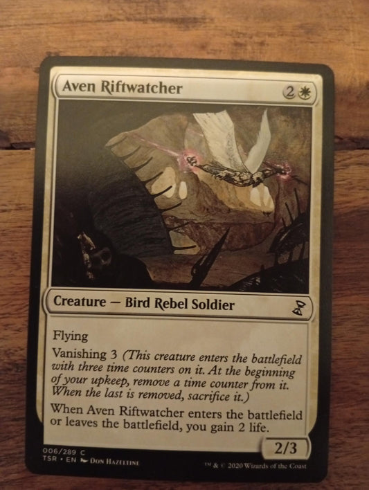 Magic The Gathering Aven Riftwatcher 006/289 TSR Time Spiral Remastered