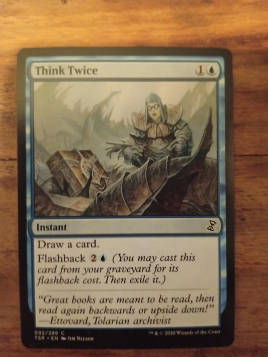 Magic The Gathering Think Twice 092/289 TSR Time Spiral Remastered