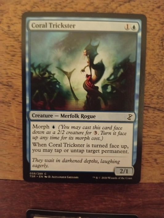 Magic The Gathering Coral Trickster 058/289 TSR Time Spiral Remastered